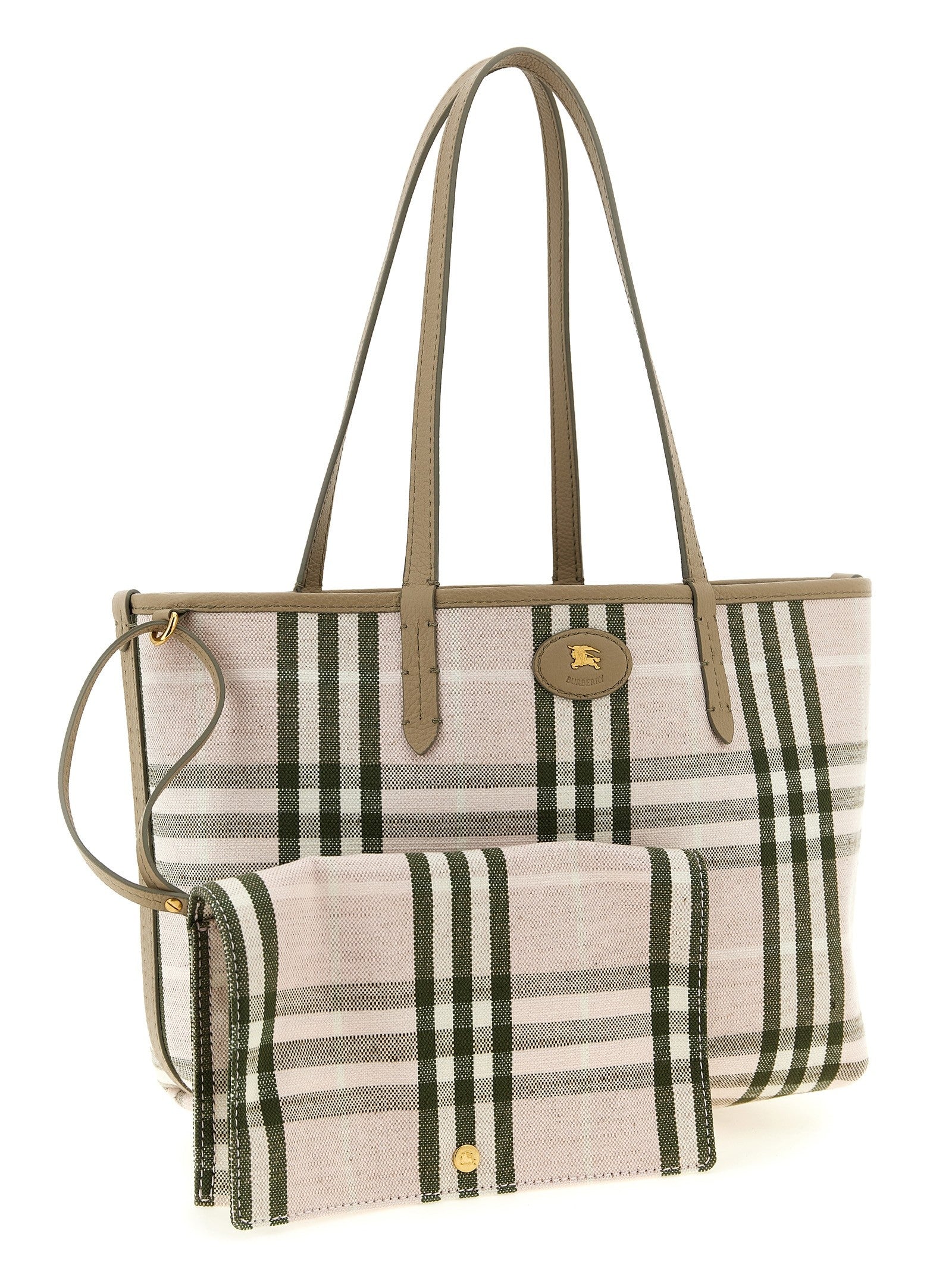 Burberry Medium Bloomsbury Reversible Shopping Bag Beige