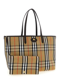 Burberry Medium Bloomsbury Reversible Shopping Bag Gold