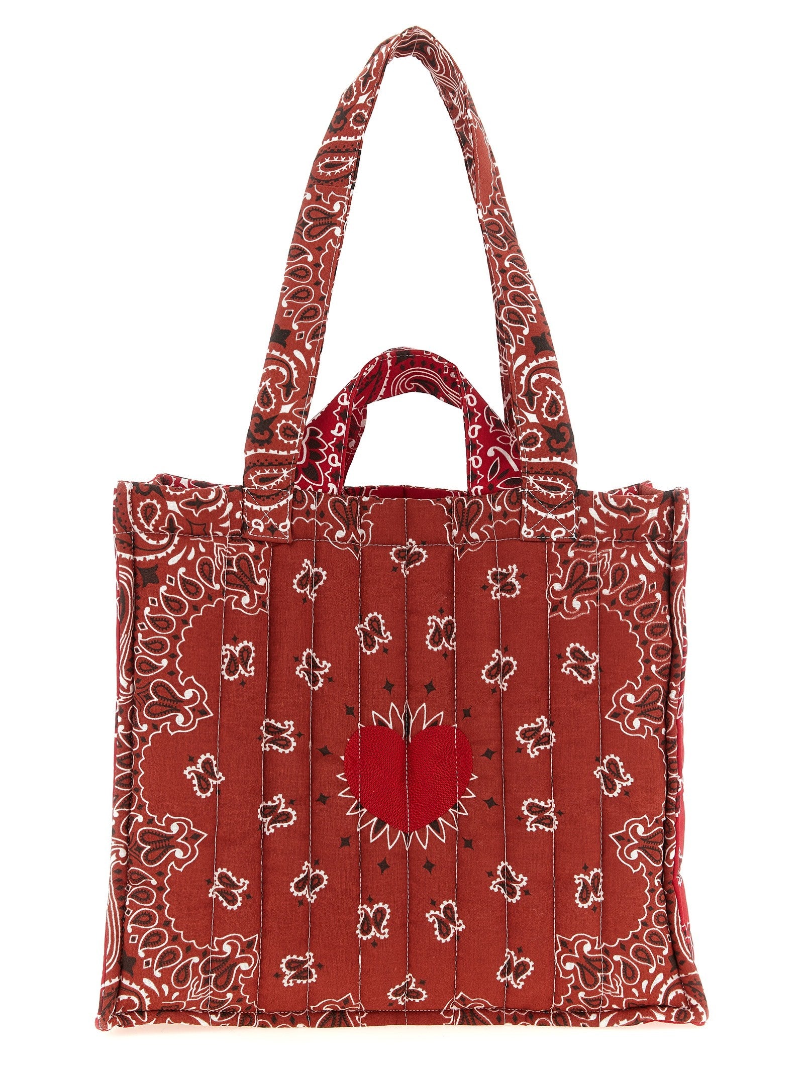 CALL IT BY YOUR NAME Medium Cabas Hert Shopping Bag Red