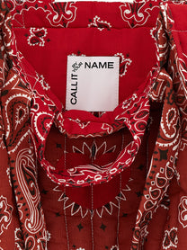 CALL IT BY YOUR NAME Medium Cabas Hert Shopping Bag Red