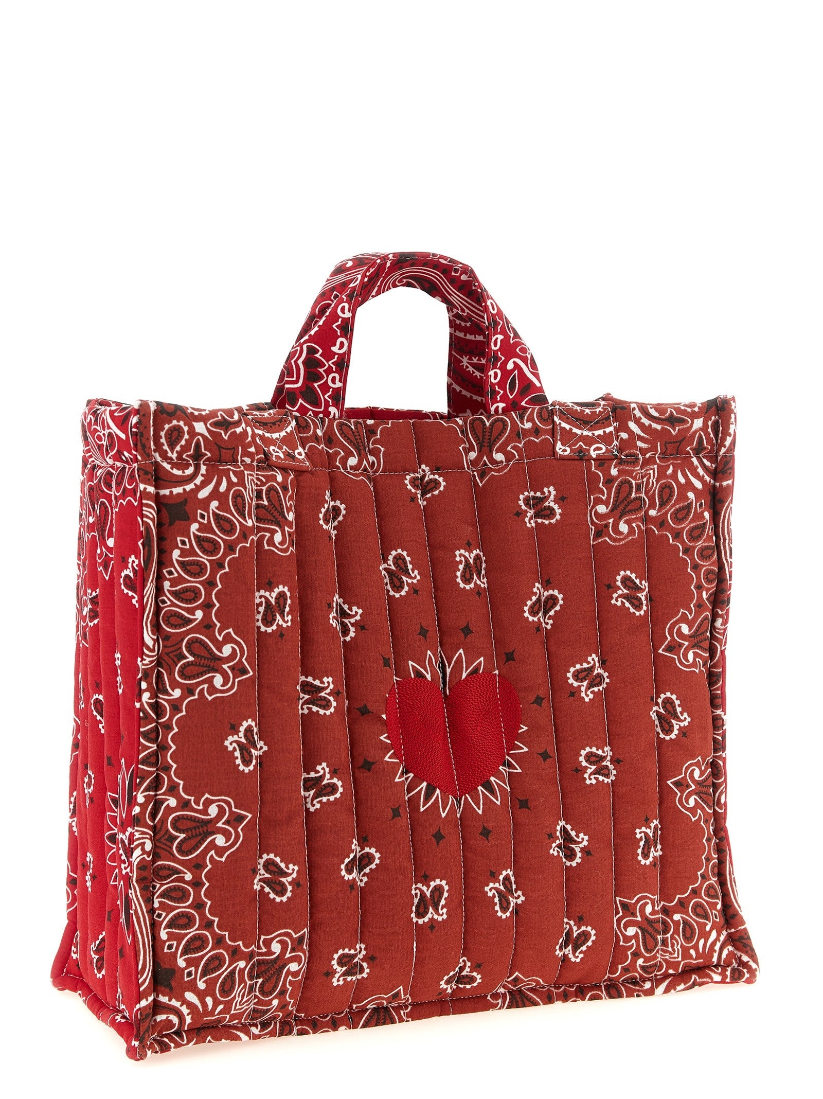 CALL IT BY YOUR NAME Medium Cabas Hert Shopping Bag Red