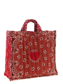 CALL IT BY YOUR NAME Medium Cabas Hert Shopping Bag Red