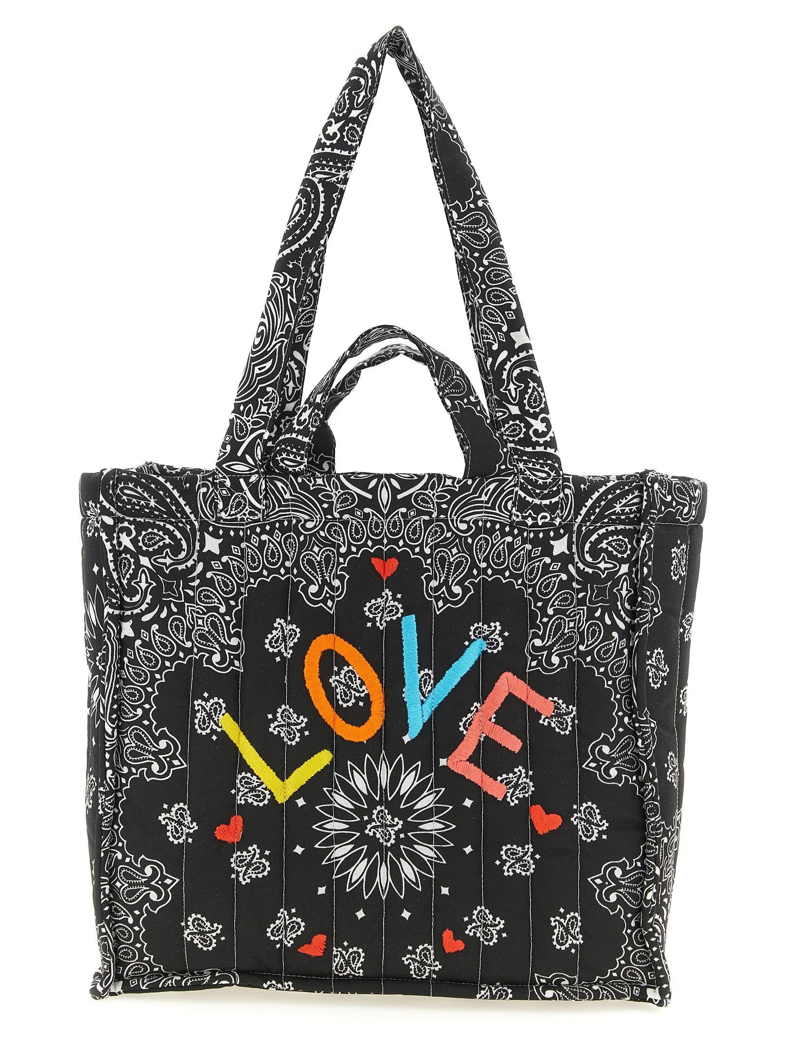 CALL IT BY YOUR NAME Medium Cabas Shopping Bag Black