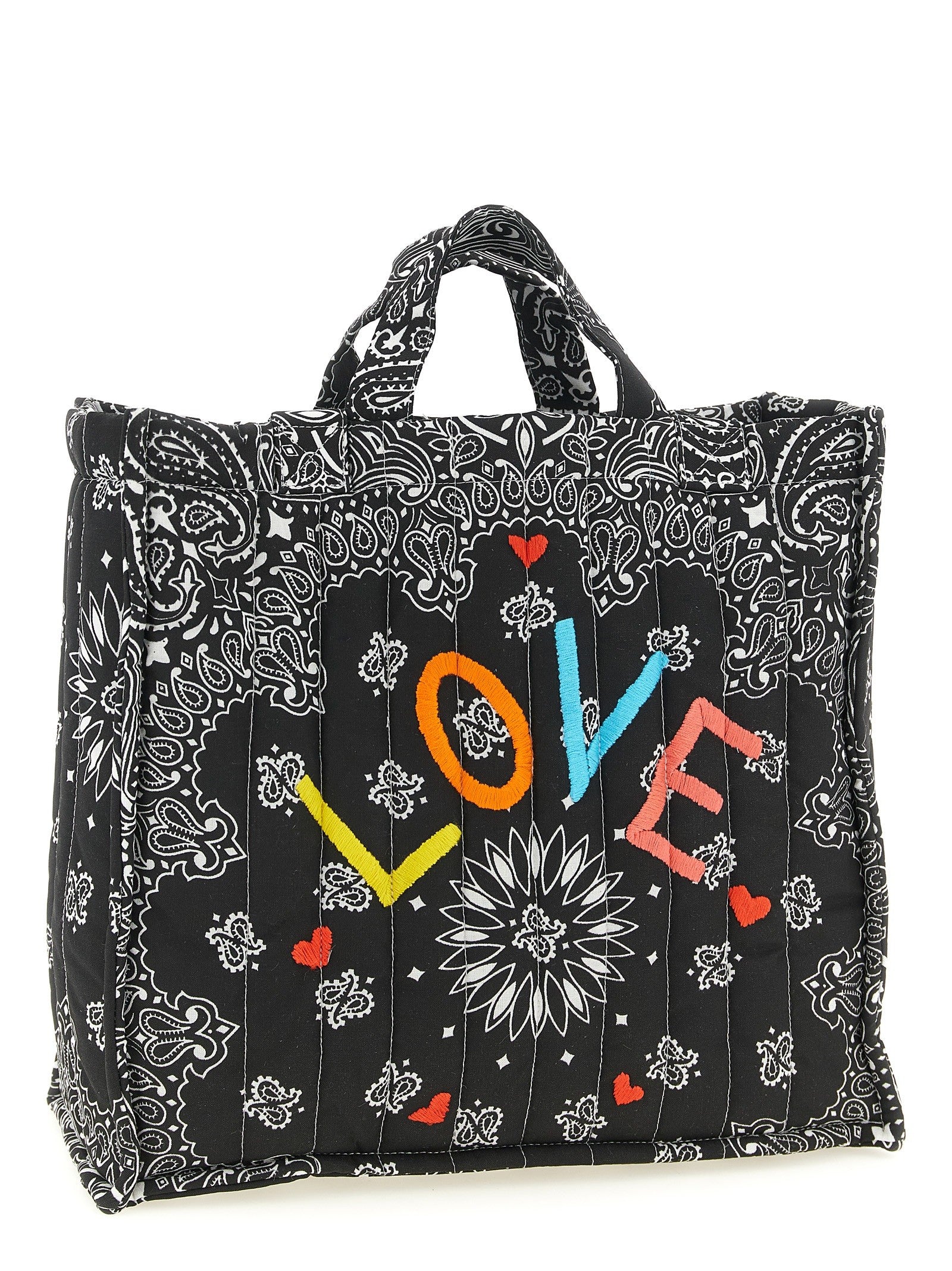 CALL IT BY YOUR NAME Medium Cabas Shopping Bag Black