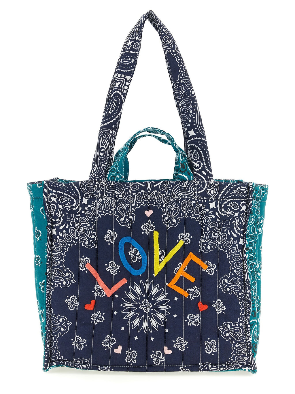 CALL IT BY YOUR NAME Medium Cabas Shopping Bag Blue