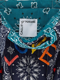 CALL IT BY YOUR NAME Medium Cabas Shopping Bag Blue