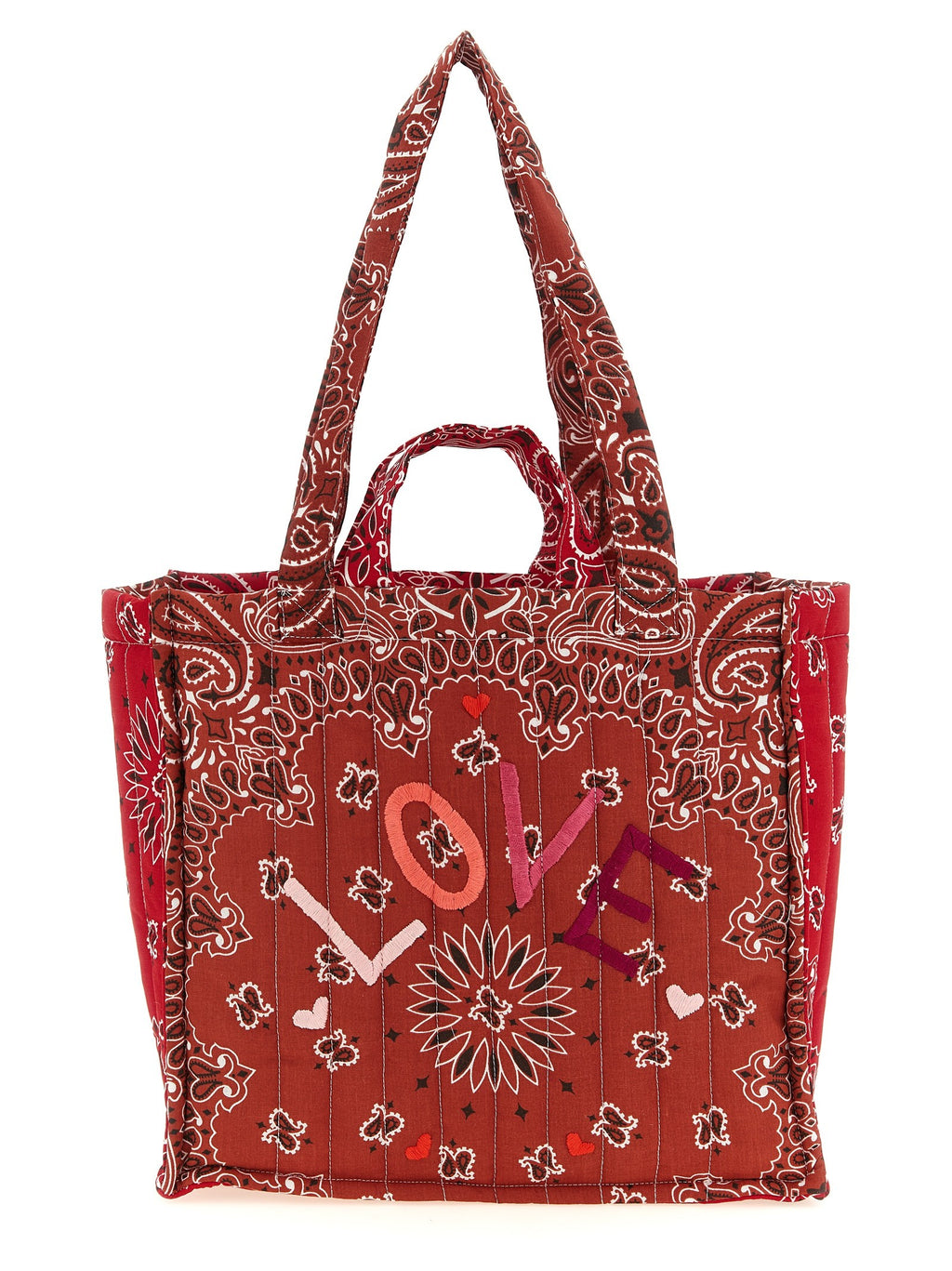 CALL IT BY YOUR NAME Medium Cabas Shopping Bag Red