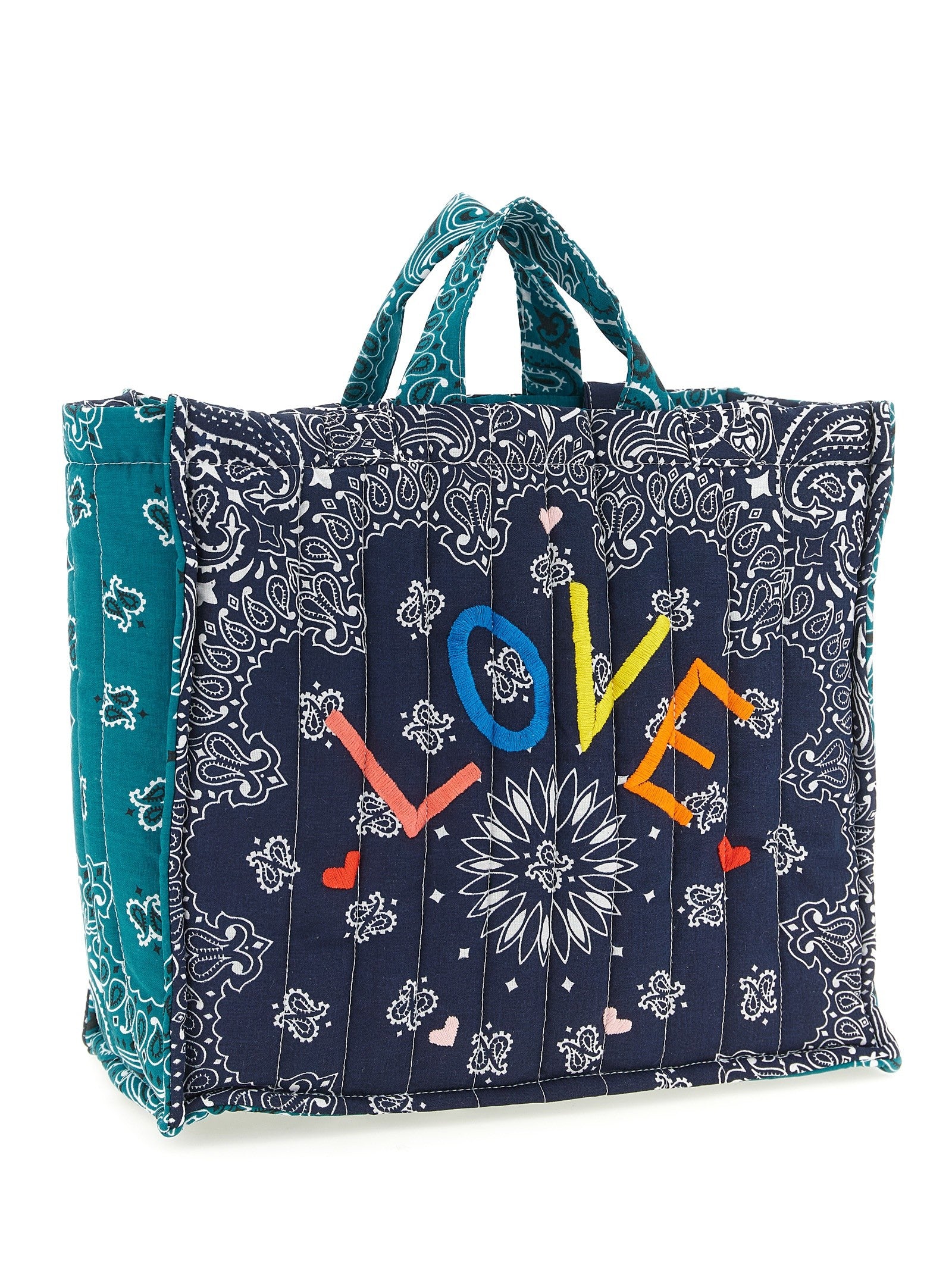 CALL IT BY YOUR NAME Medium Cabas Shopping Bag Blue