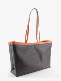 Celine Women's Medium Cabas Triomphe Canvas Shoulder Bag MIEL