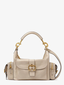 Chloé Women's Medium Double Carry Leather Shoulder Bag Brown