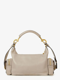 Chloé Women's Medium Double Carry Leather Shoulder Bag Brown