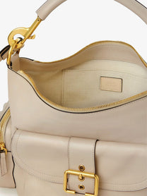 Chloé Women's Medium Double Carry Leather Shoulder Bag Brown