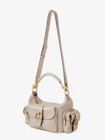 Chloé Women's Medium Double Carry Leather Shoulder Bag Brown