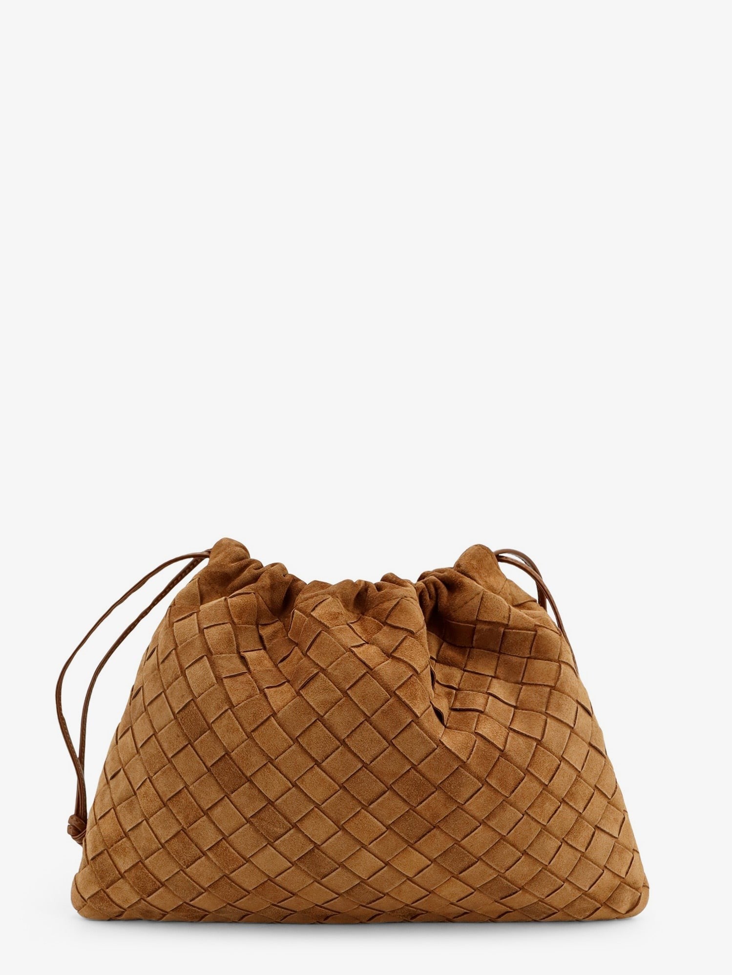 Bottega Veneta Women's Medium Dustbag in Suede Brown