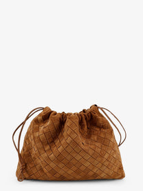 Bottega Veneta Women's Medium Dustbag in Suede Brown