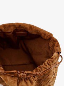 Bottega Veneta Women's Medium Dustbag in Suede Brown