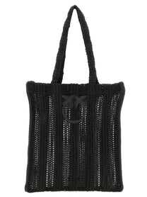 Pinko Medium Easy Tote Shopping Bag Black