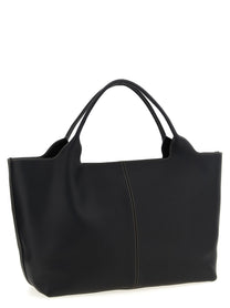 Tod's Medium Ebr Shopping Bag Black