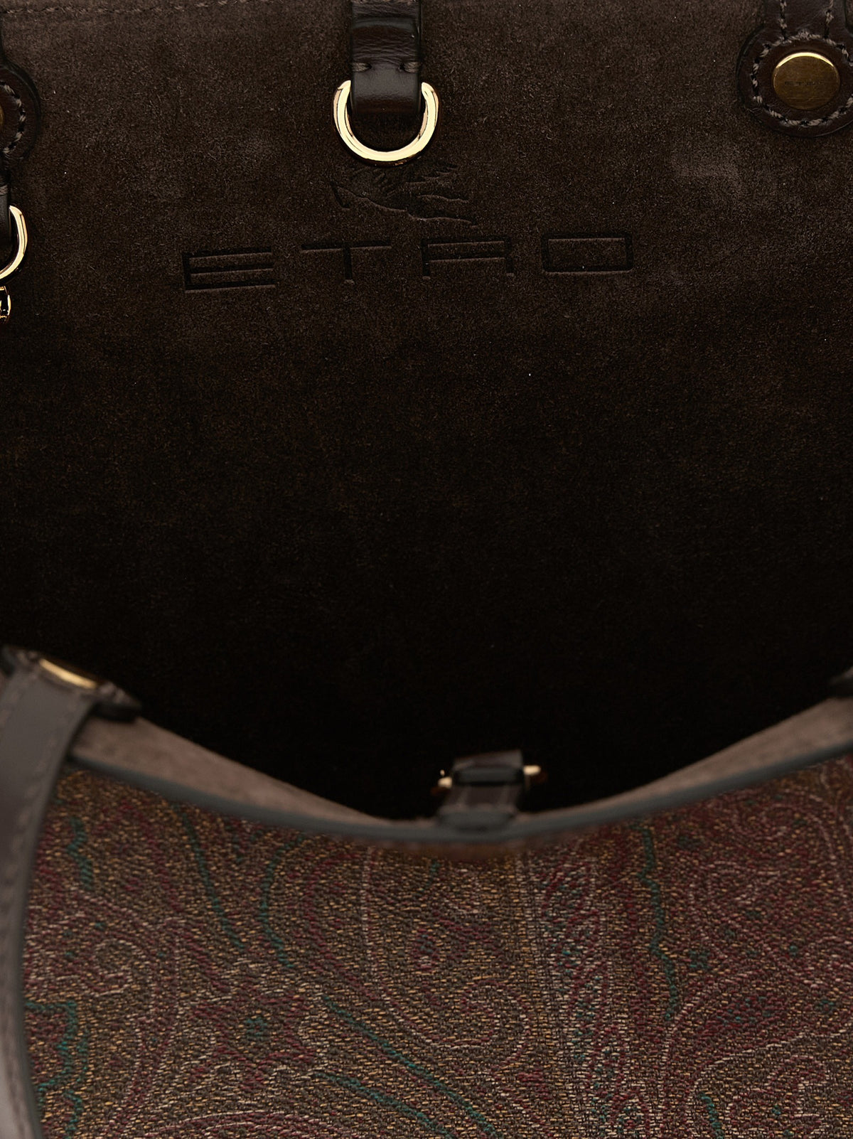 ETRO Medium Etro Essential Shopping Bag Brown, view 4