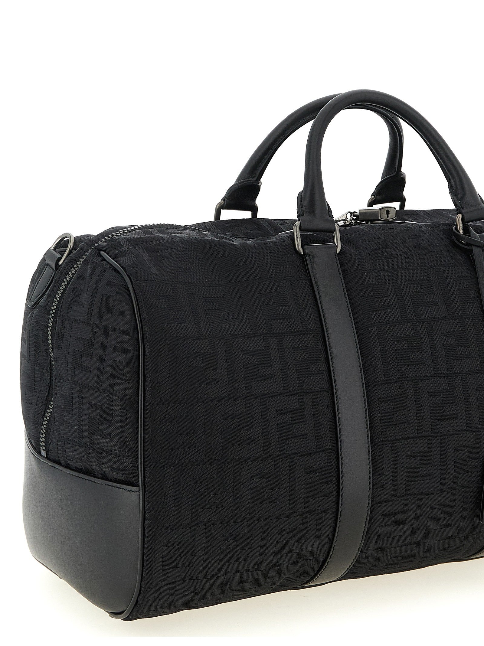 Fendi Medium FF Duffel Bag Black