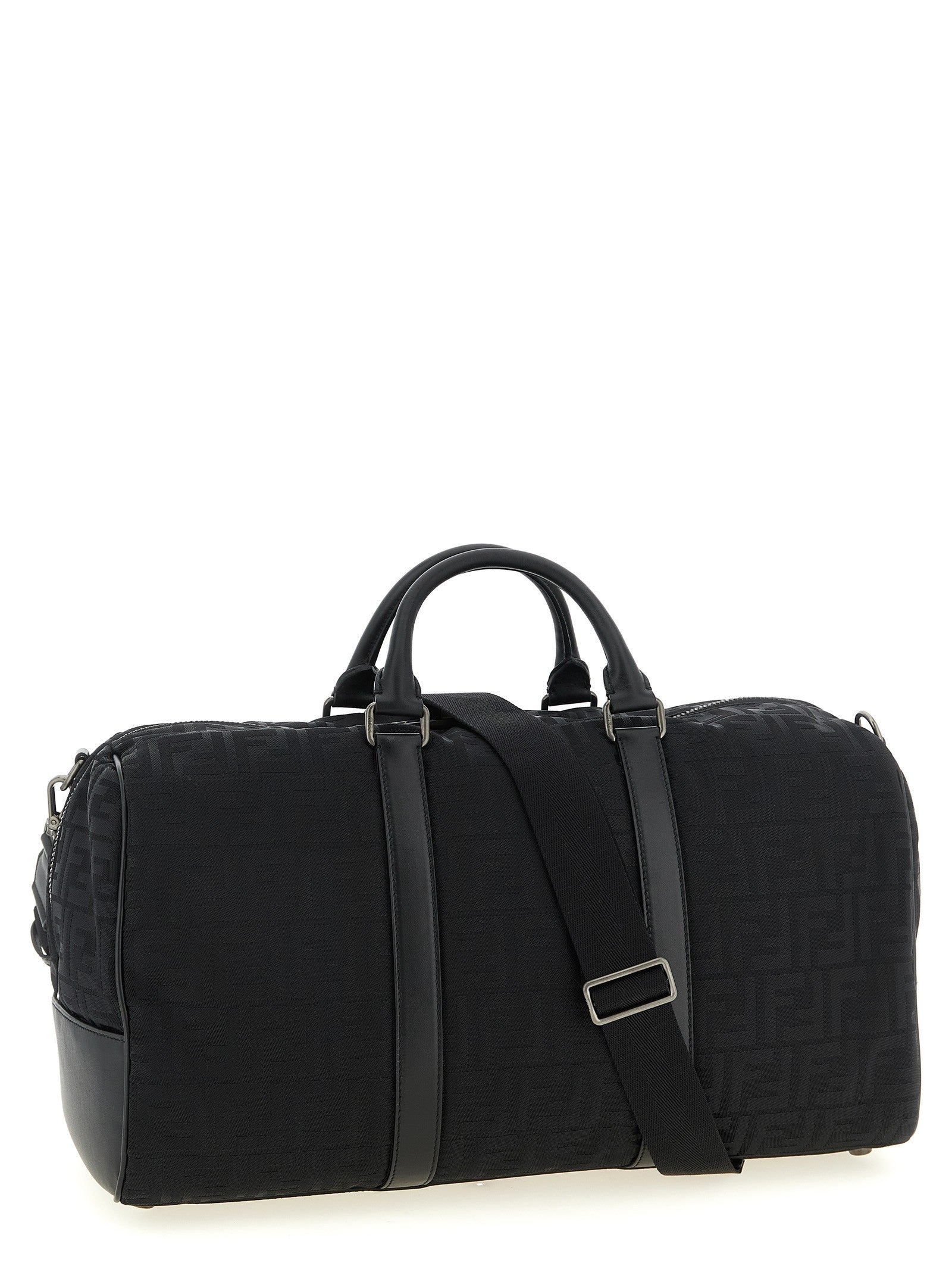 Fendi Medium FF Duffel Bag Black