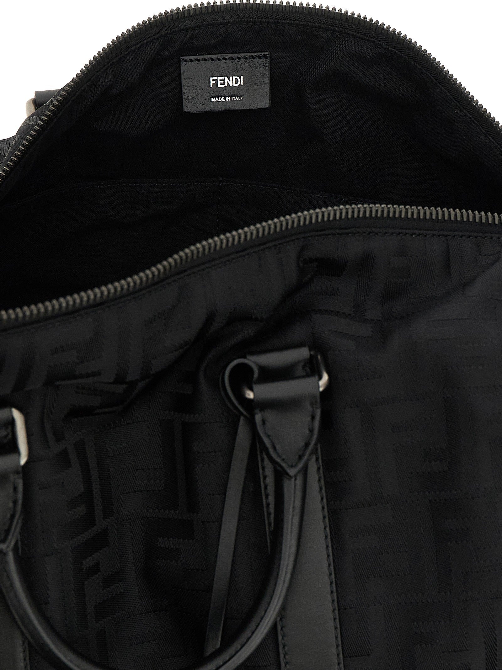 Fendi Medium FF Duffel Bag Black