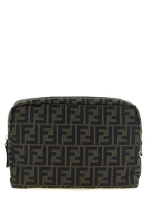 Fendi Men's Superlight FF Zucca Fabric Beauty Case Black