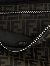 Fendi Men's Superlight FF Zucca Fabric Beauty Case Black