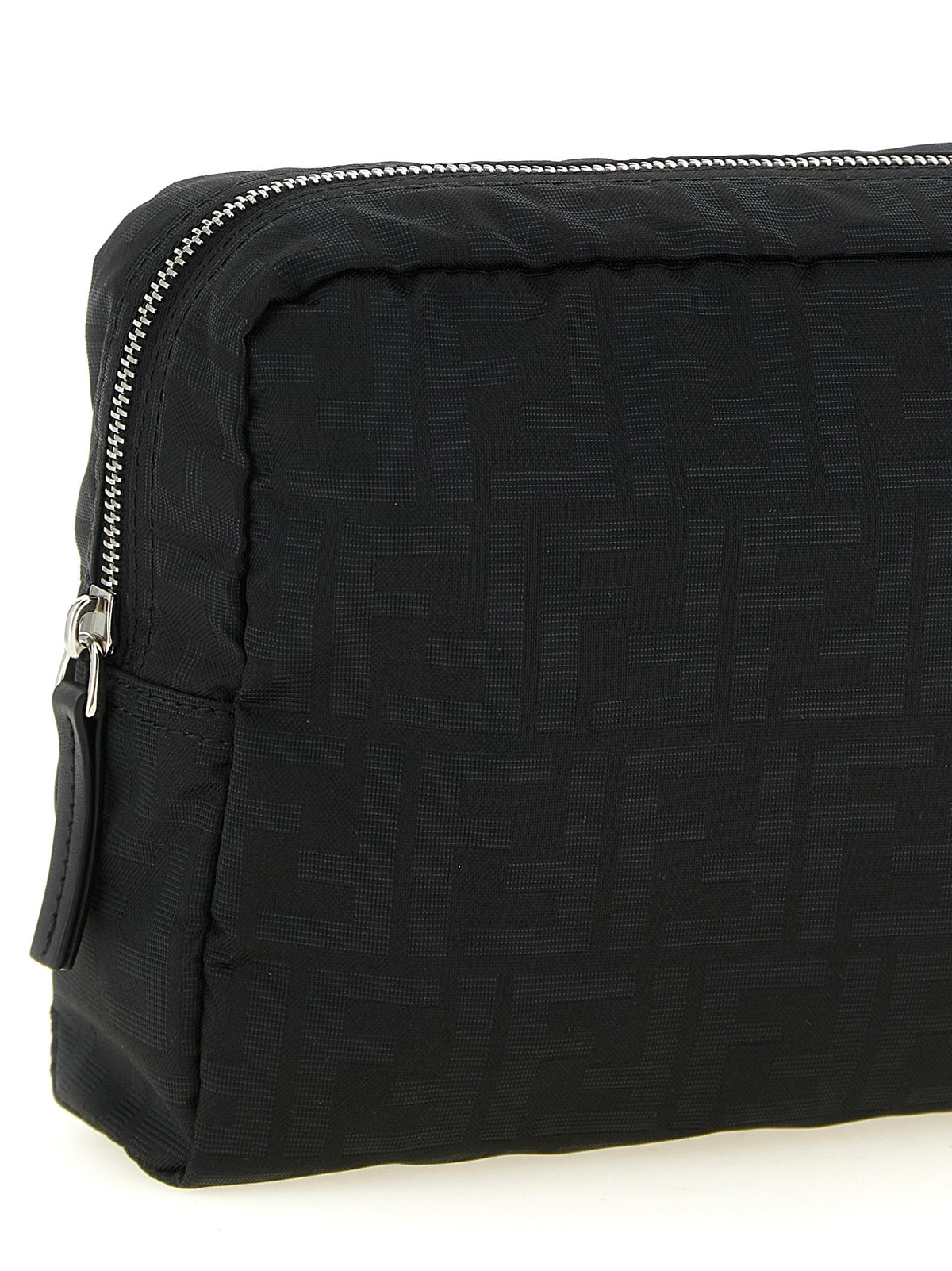 Fendi Men's Superlight FF Zucca Fabric Beauty Case Black, view 3