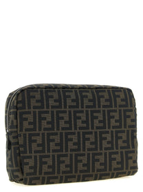 Fendi Men's Superlight FF Zucca Fabric Beauty Case Black