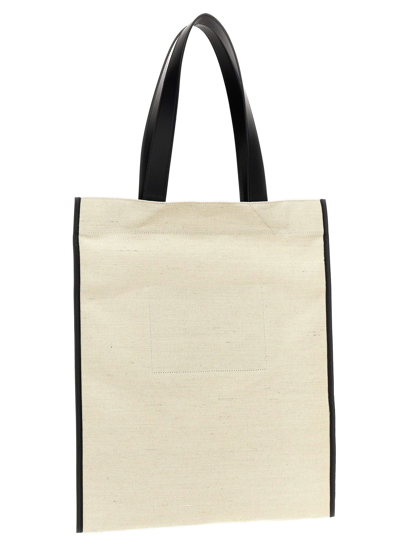 Jil Sander Medium Flat Shopping Bag White