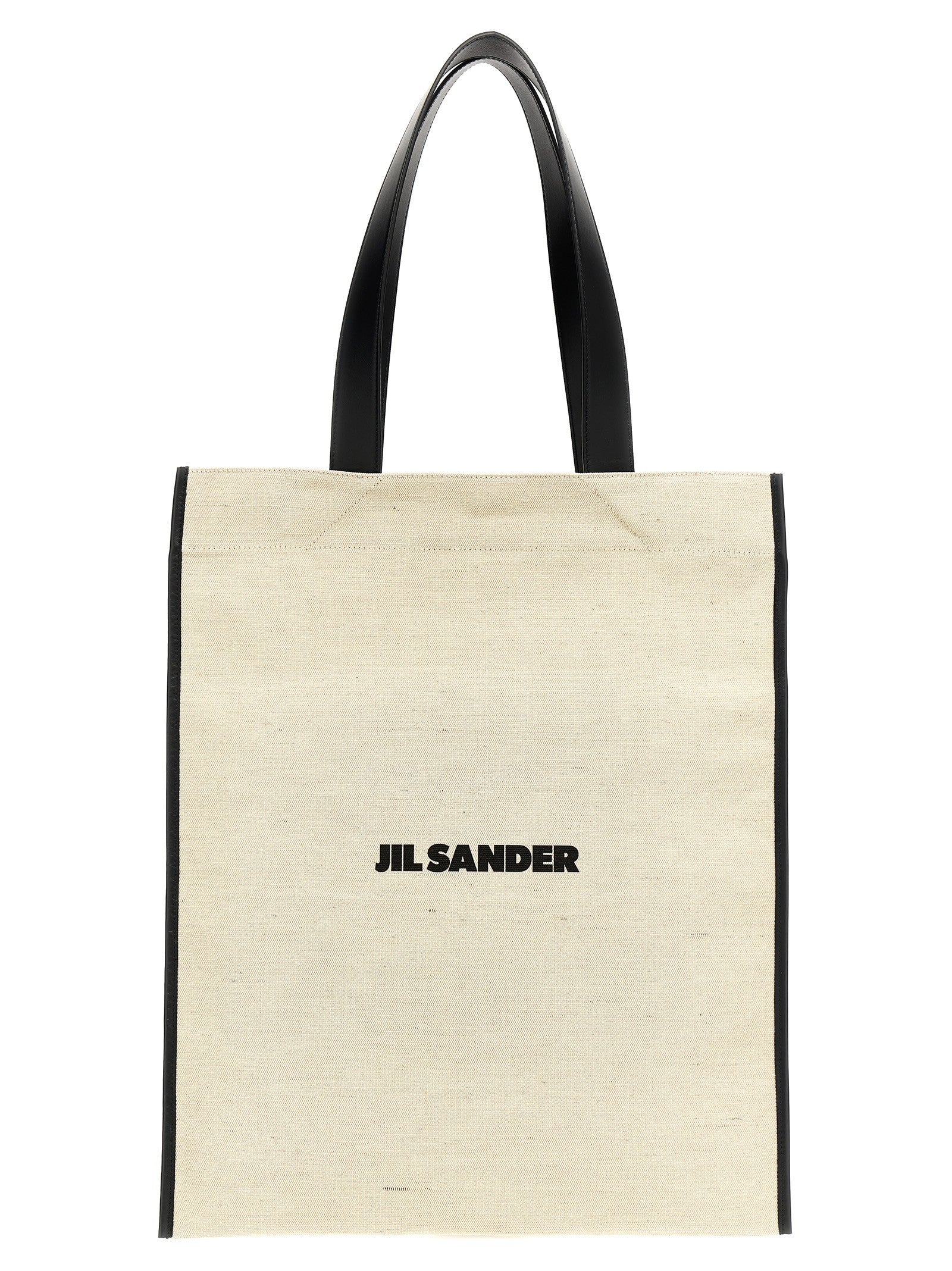 Jil Sander Medium Flat Shopping Bag White