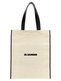 Jil Sander Medium Flat Shopping Bag White