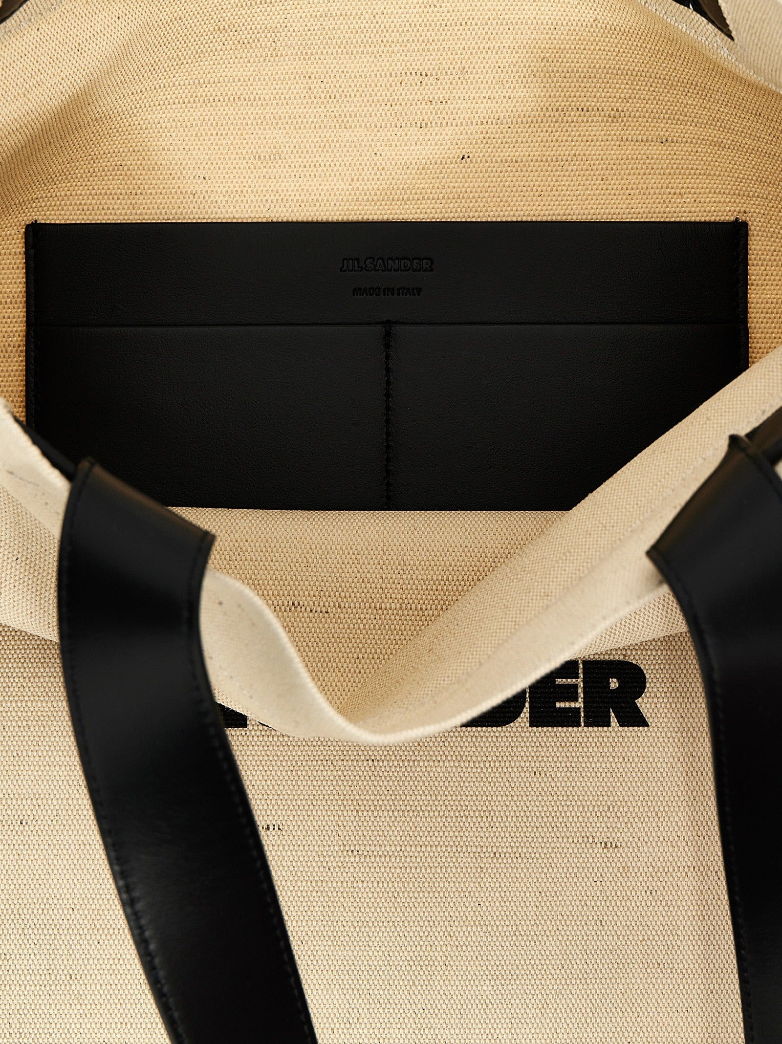 Jil Sander Medium Flat Shopping Bag White