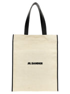 Jil Sander Medium Flat Shopping Bag White