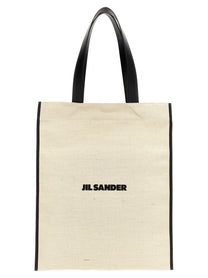 Jil Sander Medium Flat Shopping Bag White