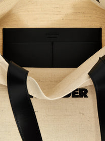 Jil Sander Medium Flat Shopping Bag White