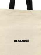 Jil Sander Medium Flat Shopping Bag White, view 3