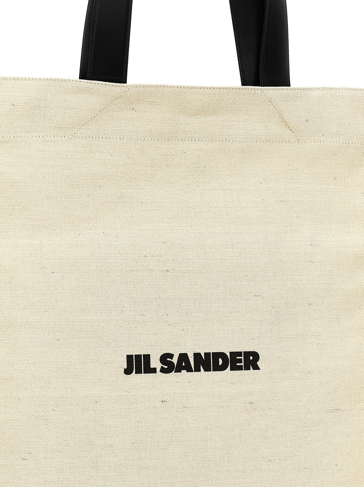 Jil Sander Medium Flat Shopping Bag White