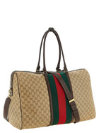 Gucci Medium GG Duffel Bag Beige