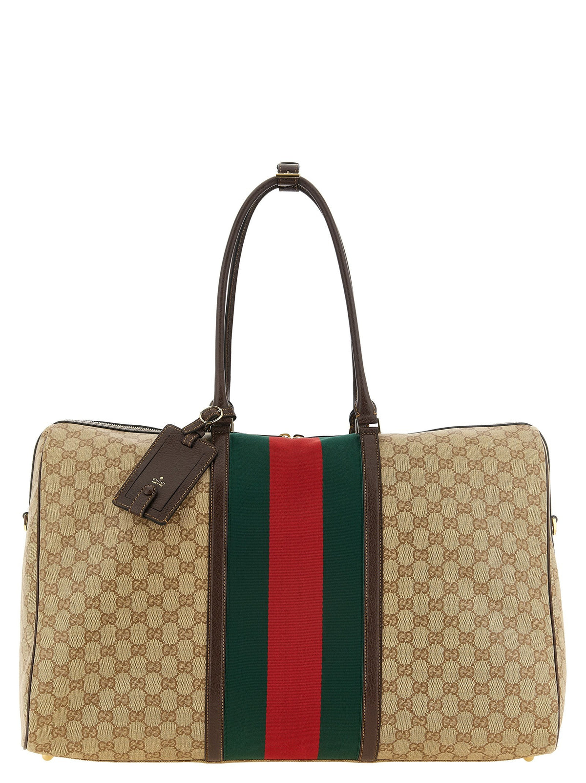 Gucci Medium GG Duffel Bag Beige