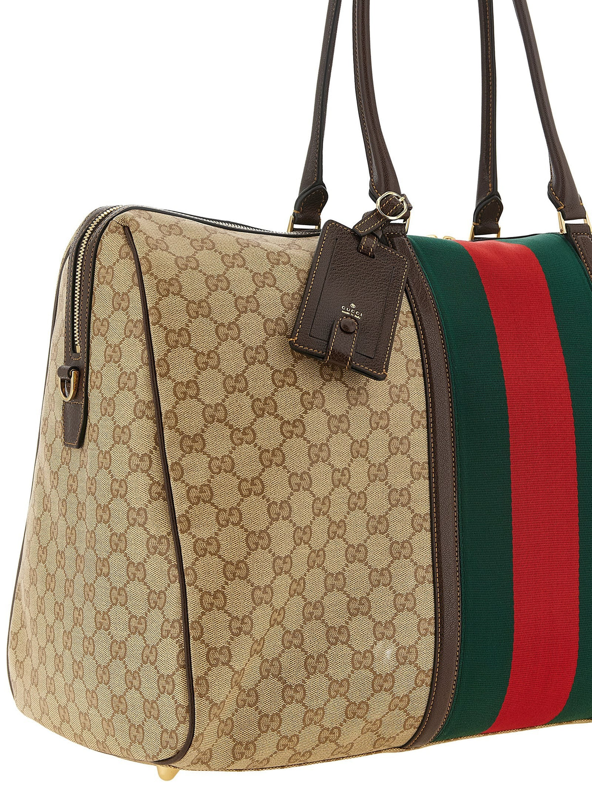 Gucci Medium GG Duffel Bag Beige