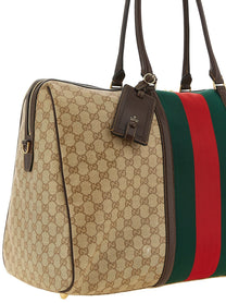 Gucci Medium GG Duffel Bag Beige