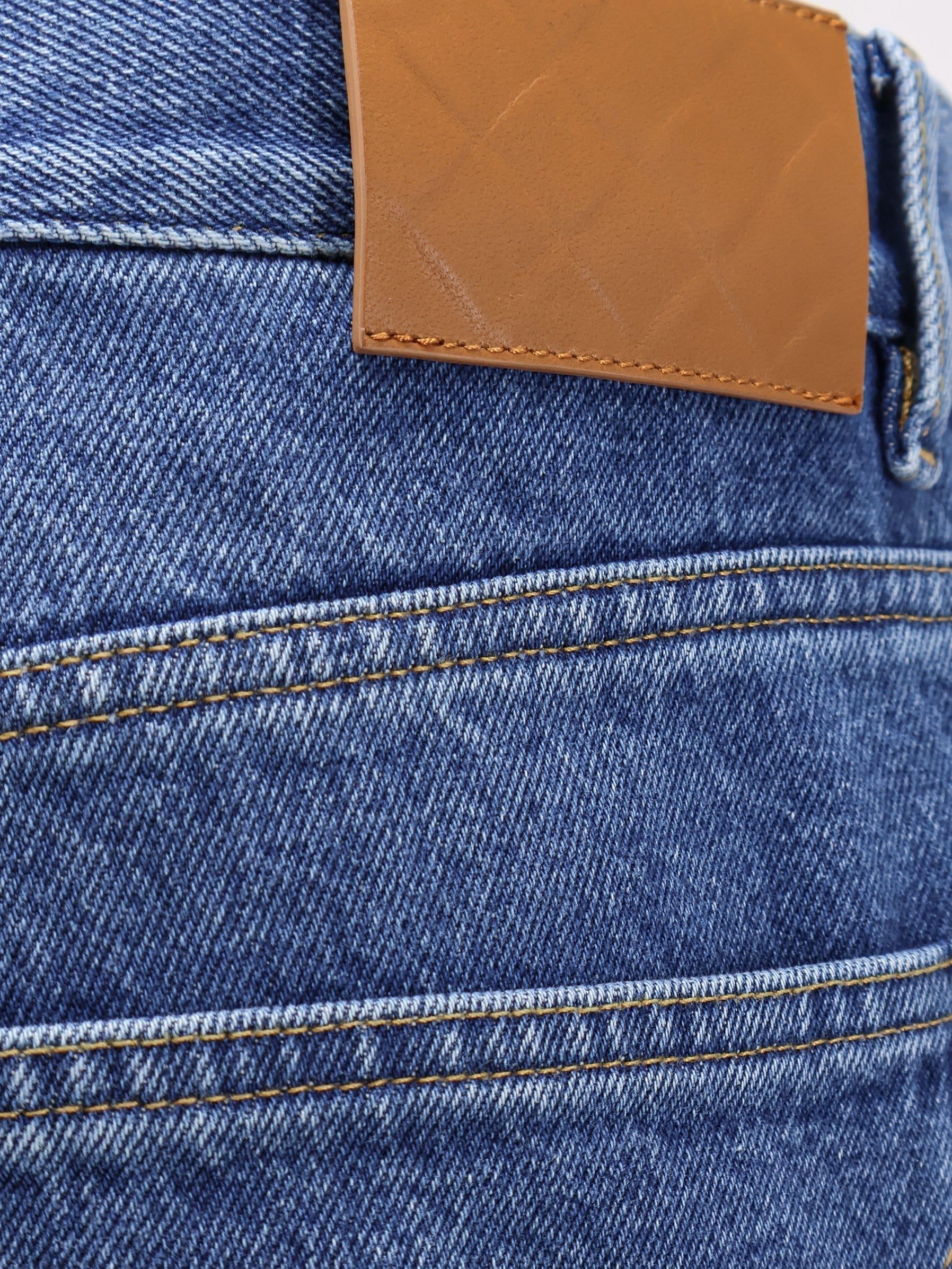 Bottega Veneta Men's Medium Indigo Washed Jeans Blue