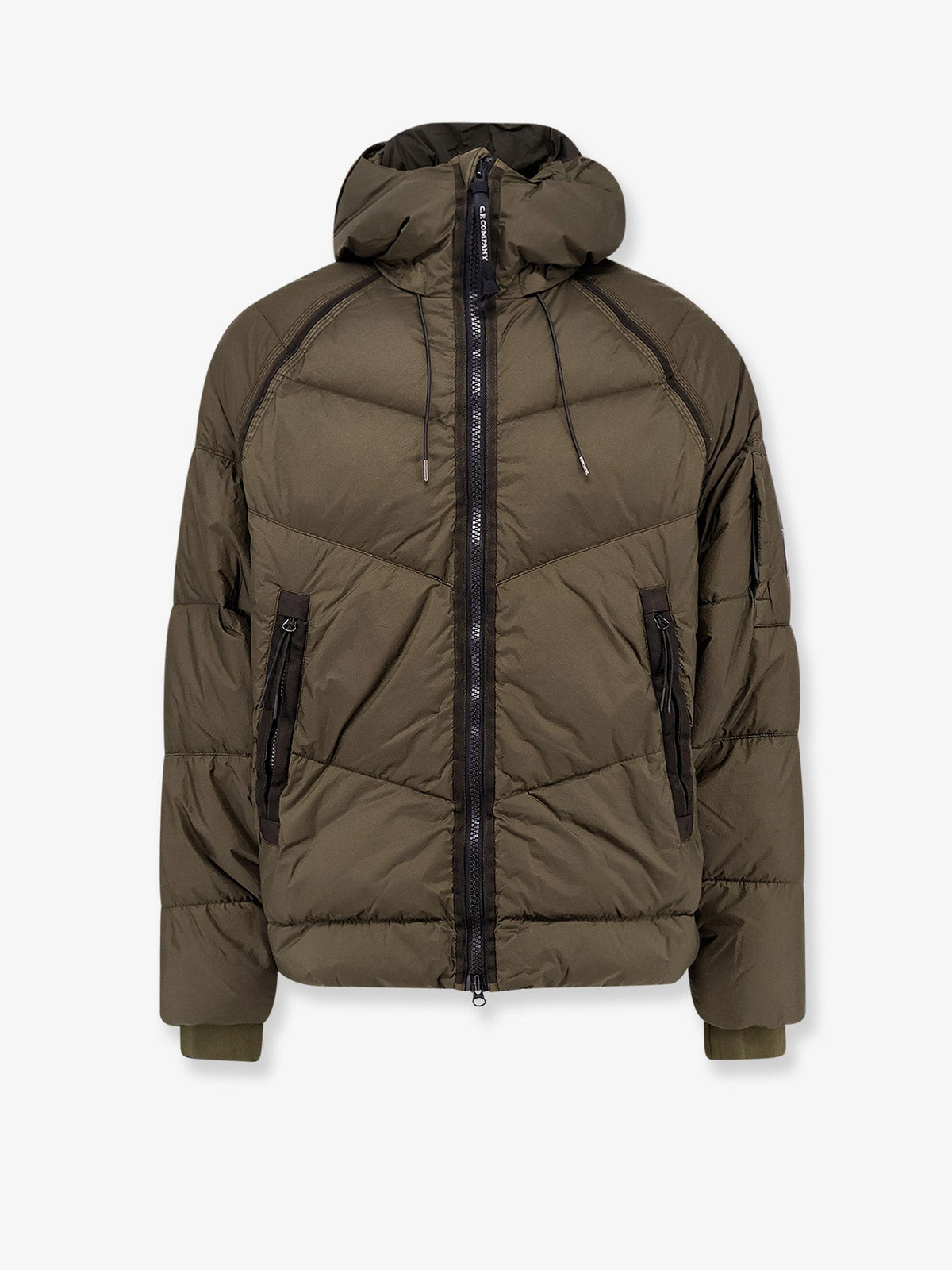 C.P. Company Men's Medium Jacket Down Shield Down Jacket Green