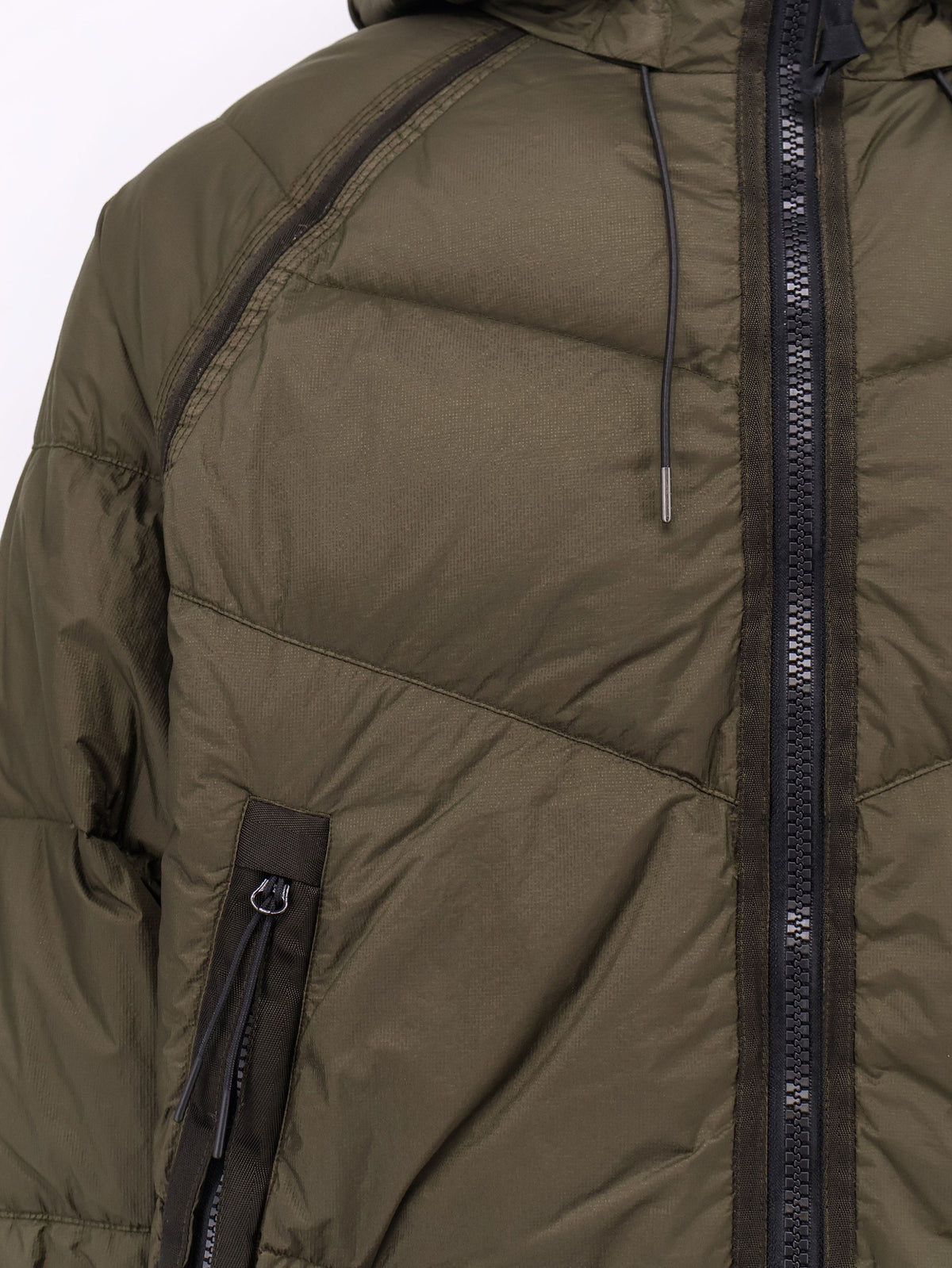 C.P. Company Men's Medium Jacket Down Shield Down Jacket Green, view 3