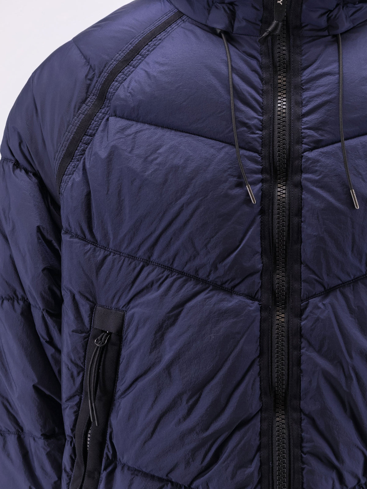 C.P. Company Men's Medium Jacket Down Shield Down Jacket PEACOAT, view 3