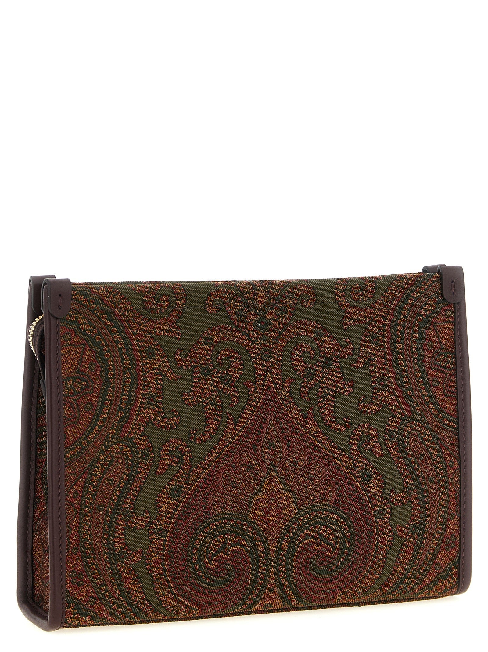 ETRO Medium Jacquard Pouch Gold