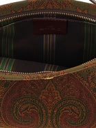 ETRO Women's Paisley Pattern Clutch Bag Gold, view 4