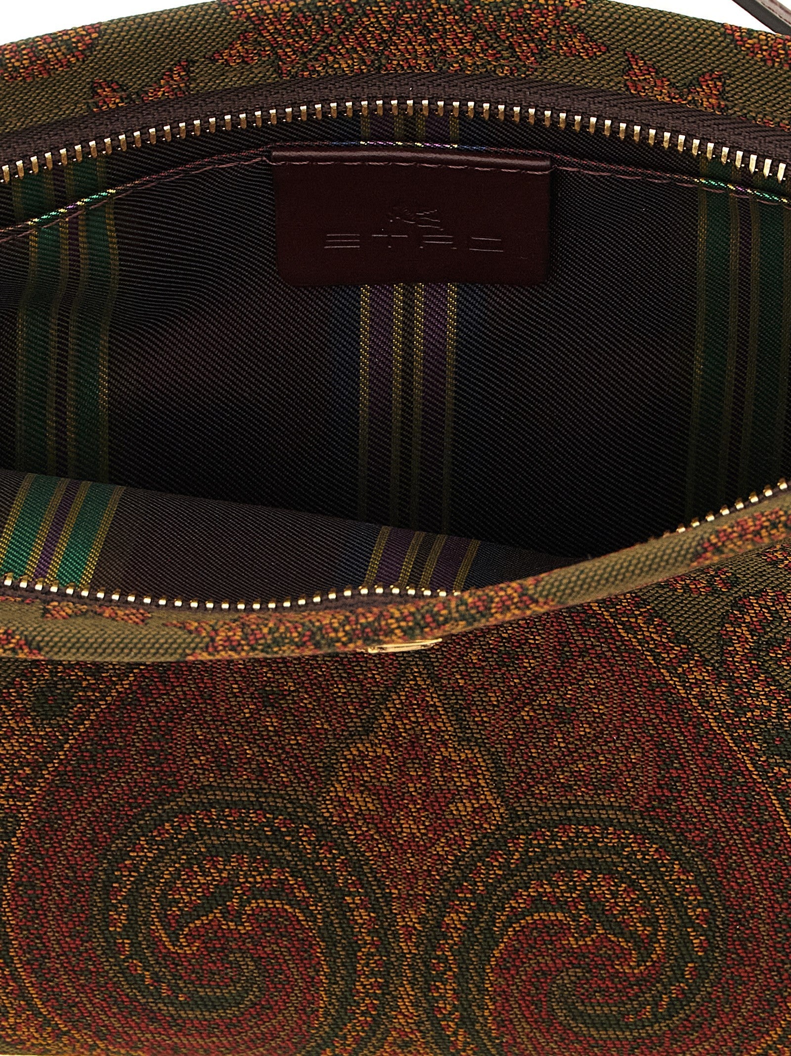 ETRO Medium Jacquard Pouch Gold